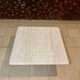 Table basse en travertin de P. A. Giusti et E. Di Rosa pour Up&Up, Italie