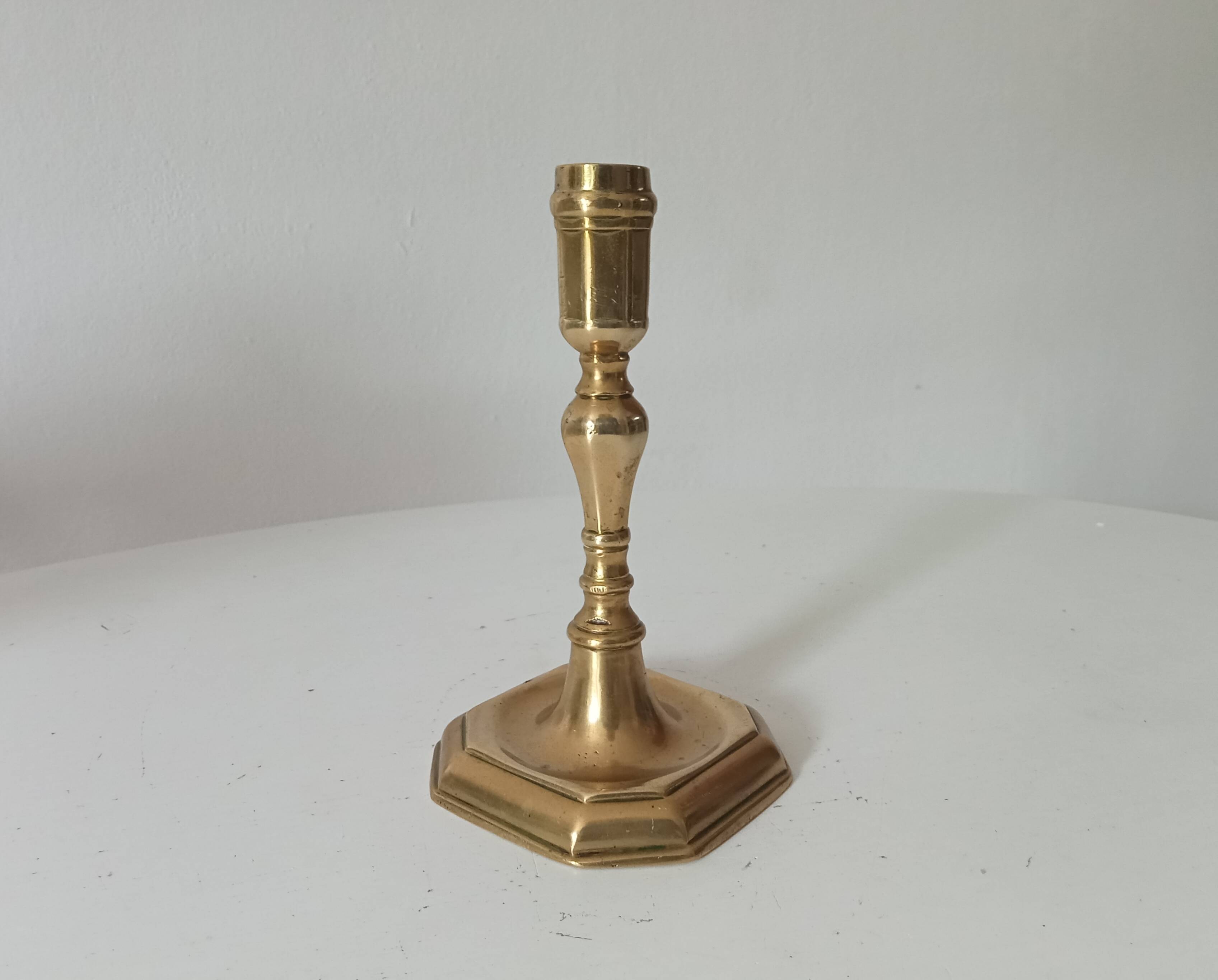 Antique candlestick, early 18th century, Regency style