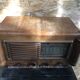 Old Radio TSF CRISLER Wood + Bakelite Buttons Vintage Hifi Decoration