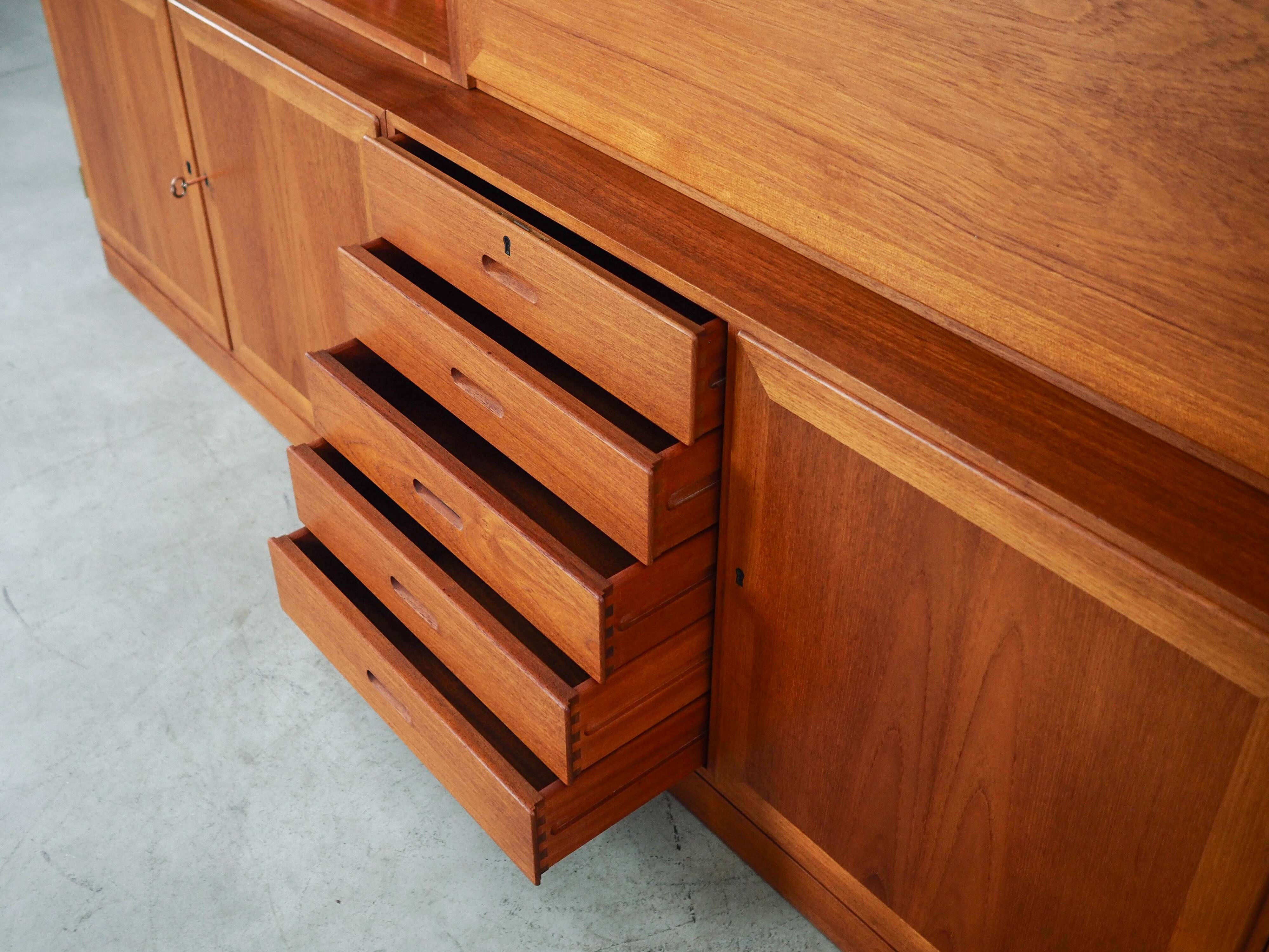 Set of teak bookcases, Danish design, 1970s, designer: Kai Winding