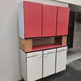 Furniture low, high, column in formica two-tone