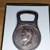 Christofle bottle opener silver metal box