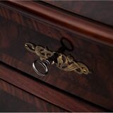 Walnut chest of drawers, Northern Europe, circa 1890. After renovation.