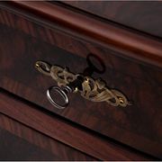 Walnut chest of drawers, Northern Europe, circa 1890. After renovation.