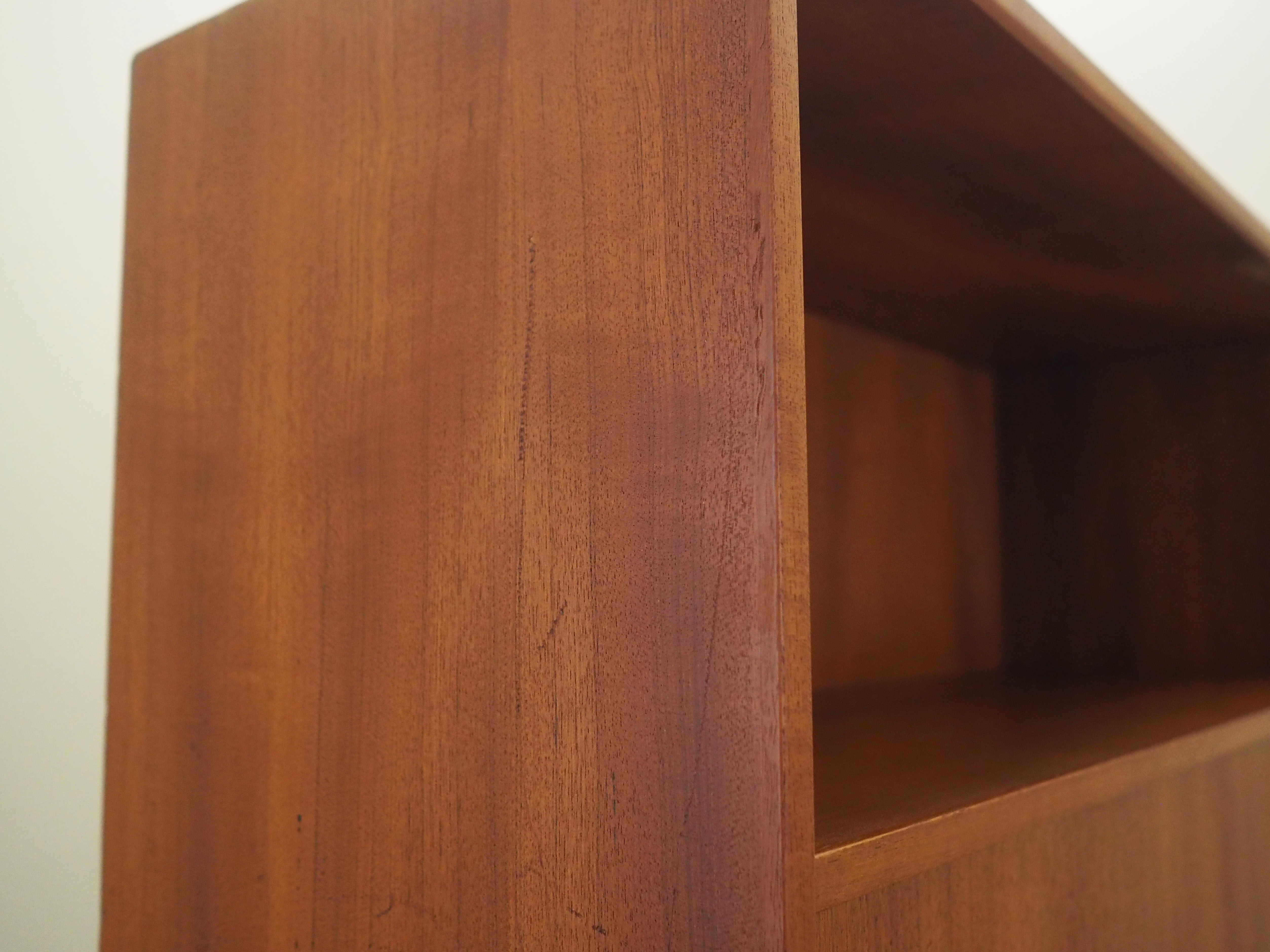 Teak bookcase, Danish design, 1970s, designer: Erik Jensen, production: Westergaards