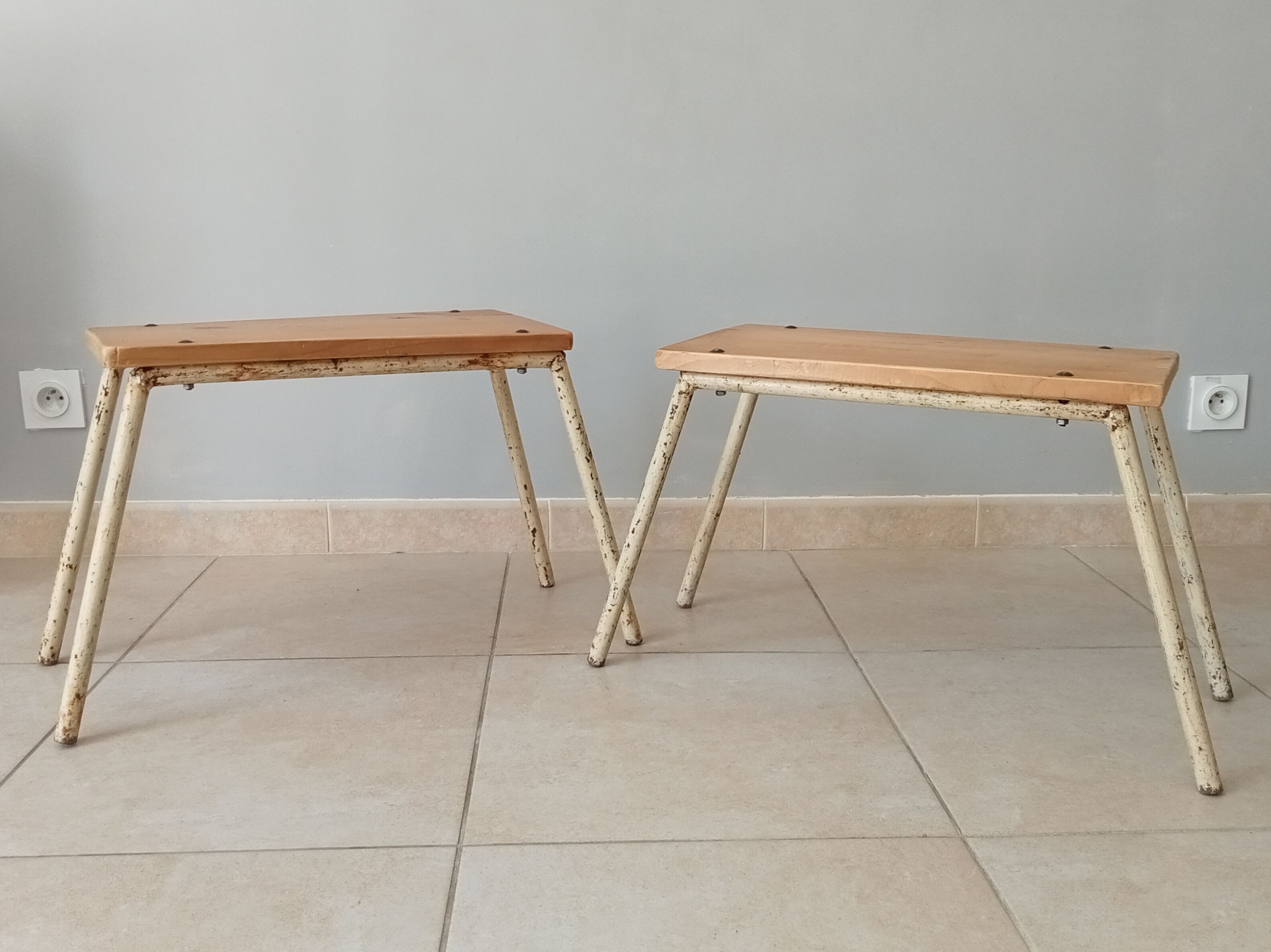 Pair of benches 50s