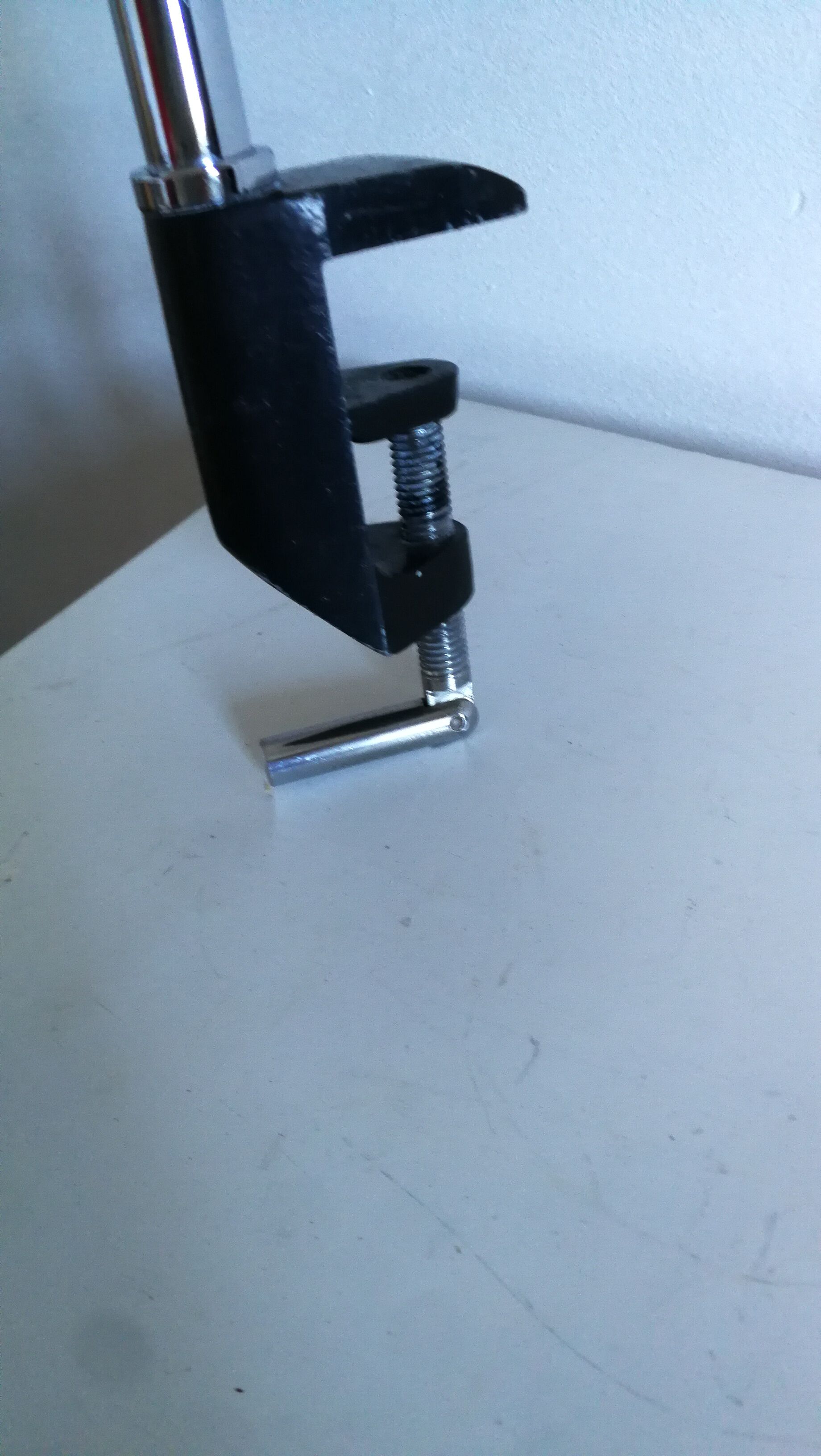 Adjustable lamp, Maria Pergay, 60's, steel