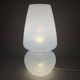 Large mushroom table lamp in Murano glass, Fabbian design, Space Age 1970s.