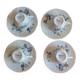 Set of 4 cups and 4 saucers limoges porcelain bernardaud