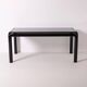 Orsay dining table by Gae Aulenti for Knoll in aluminum and tempered glass