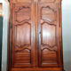 Burgundian wardrobe Louis XIII era in solid walnut around 1680