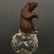Pepper shaker with bear decoration Black Forest Black Forest early twentieth century