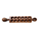 Ancient African Awalé in carved wood – traditional game – Ivory Coast