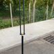 Italian vintage black & brass floor lamp — Articulated with Relco dimmer 19