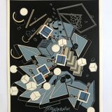 Alain le yaouanc, des sols.., 1978. lithographie originale signée au crayon