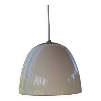 Opaline pendant light Denmark 70s