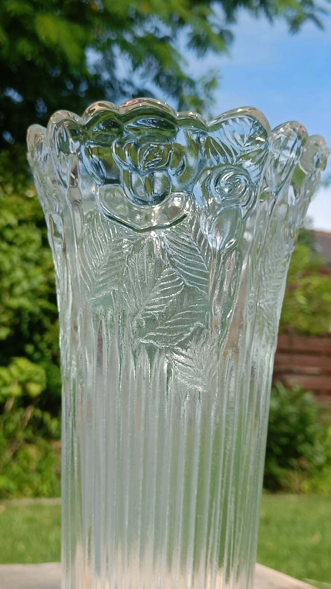 Art Deco glass vase