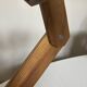 Lampe cocotte articulée en bois de pin 1970
