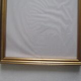 Vintage gilded wooden frame for 183 x 243 mm subject