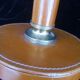 Old foot lamp leather and brass