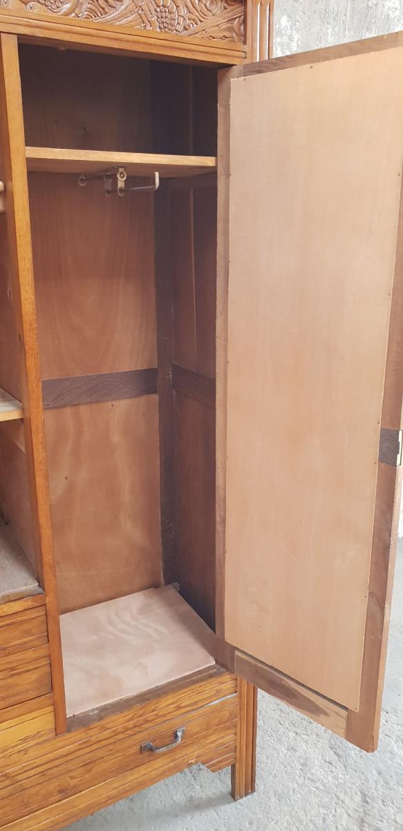 Art-deco style glazed cabinet