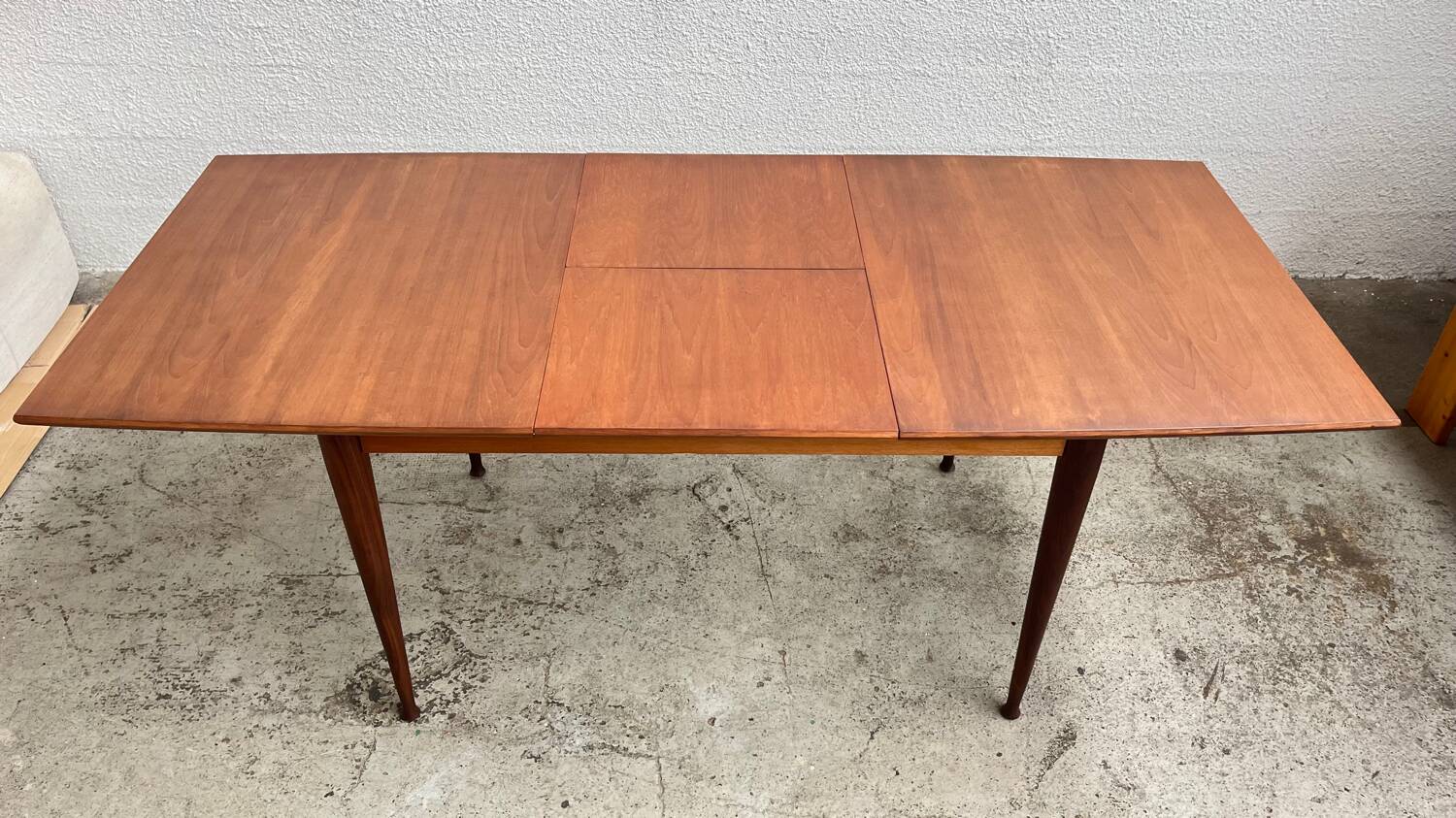 Table scandinave en teck avec rallonge