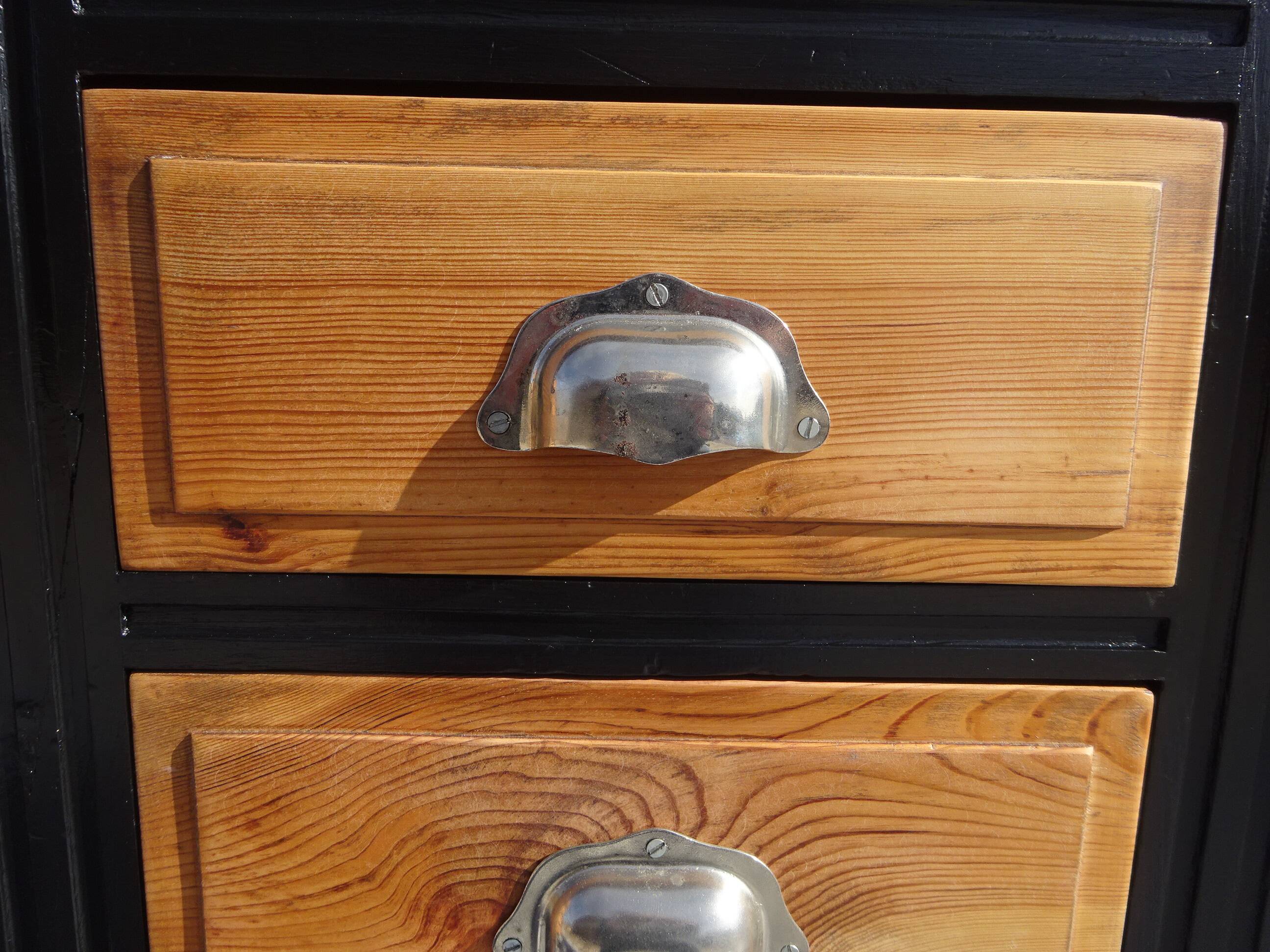 Vintage pine desk, restored