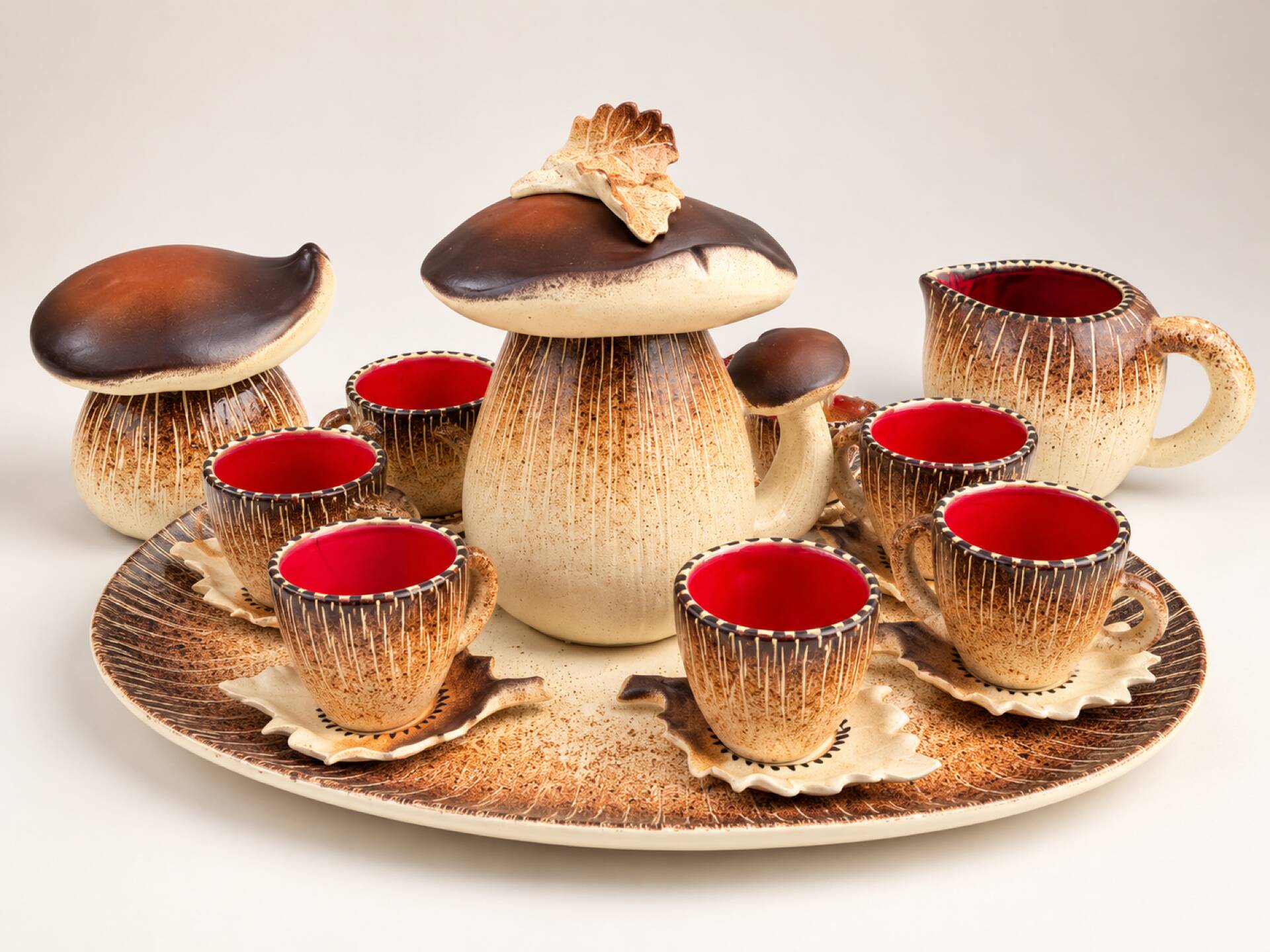 Vintage Bruno Dose service – Mushroom model