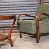 Pair of HF11 chairs by Karel Koželka and Antonín Kropáček for Jindřich Halabala