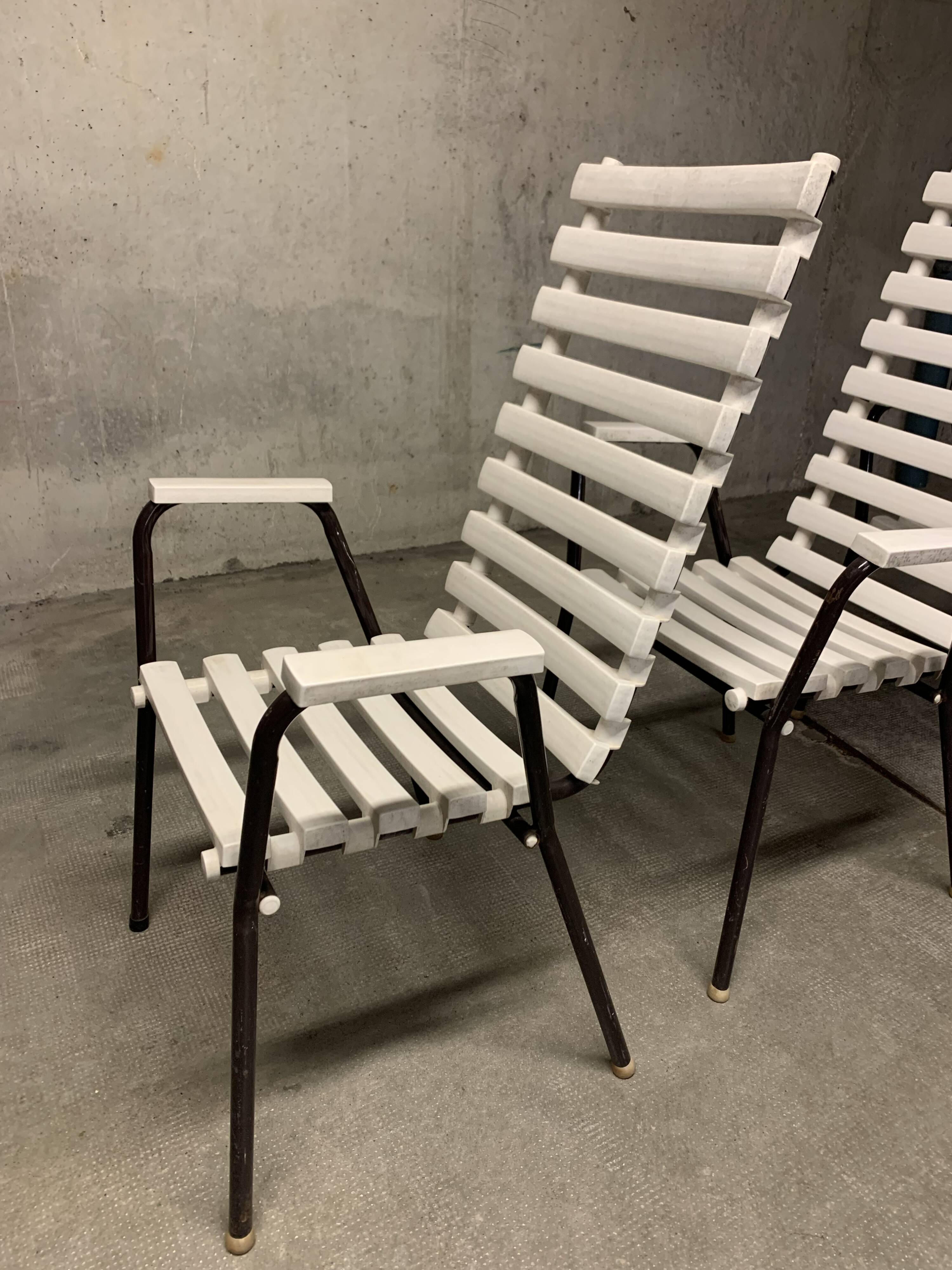 Vintage Garden Furniture Chairs Retro Design 70's Armchair