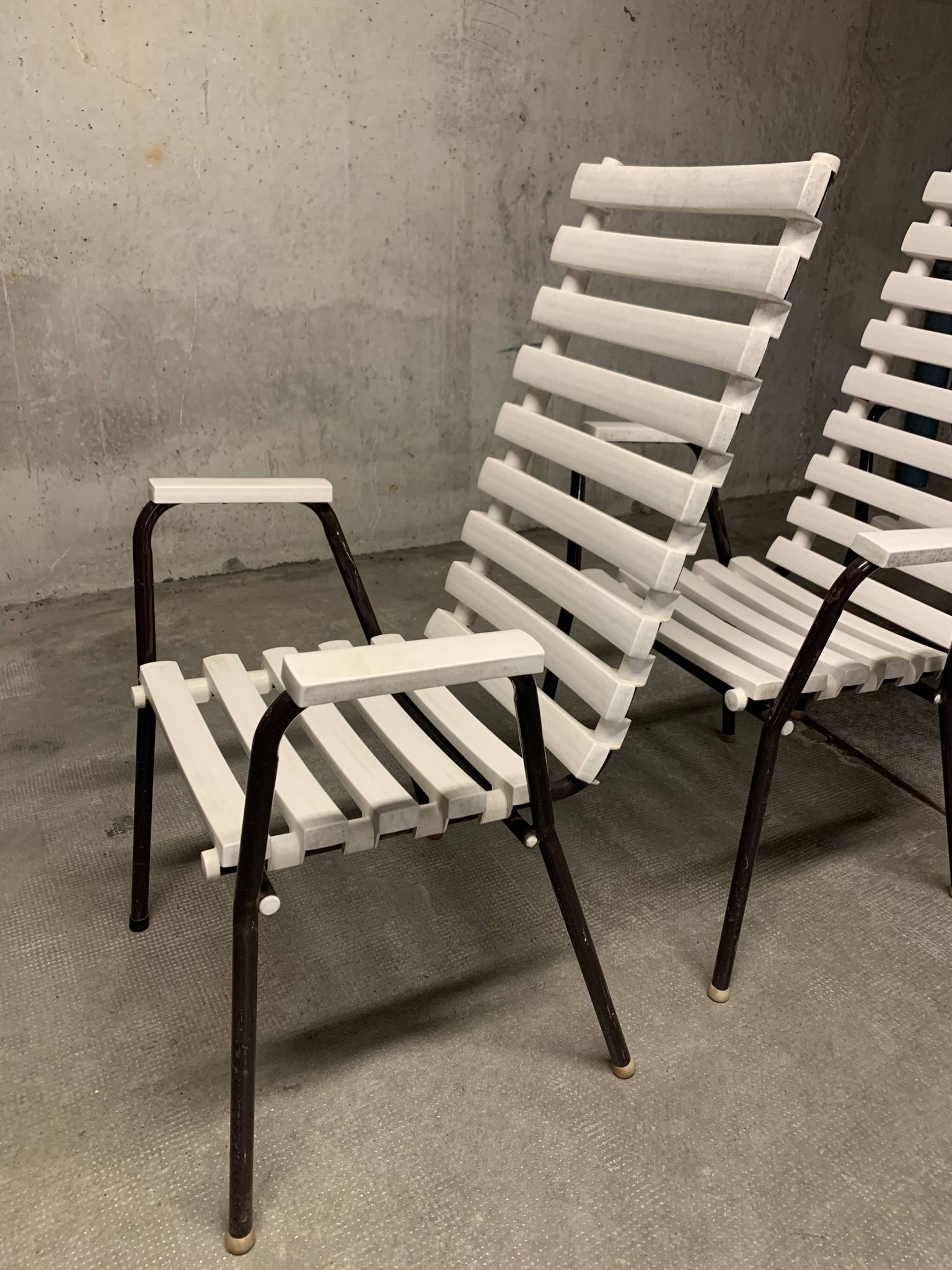 Vintage Garden Furniture Chairs Retro Design 70's Armchair