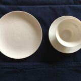 Large linen mixed blue indigo linen L 2.80