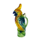 Vintage pitcher cockatoo slurry from Saint-Clément France 1920