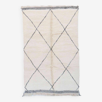 Beni ourain. moroccan rug, 191 x 304 cm