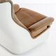 Fauteuil & Tabouret Orchidée par Michel Cadestin pour Airborne France