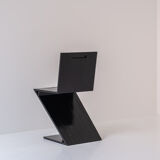 ‘Zig Zag’ side chair, produced by a local cabinetmaker in the Netherlands around the 1980s.