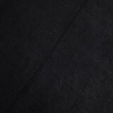 5x7 Dark Navy Blue Solid Turkish Vintage Kilim Rug For Bedroom, 156x223 Cm