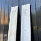 Pair of Louis XV pilasters in Carrara marble, 18th century