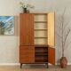 Walnut veneer wardrobe, 1960s