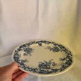 Assiette bleue en porcelaine vintage Villeroy & Boch Valeria
