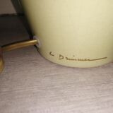 Lamp signed Louis Drimmer in earthenware