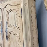 Louis XV sideboard in raw wood