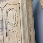 Louis XV buffet in raw wood