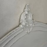 White vintage headboard