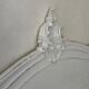 White vintage headboard