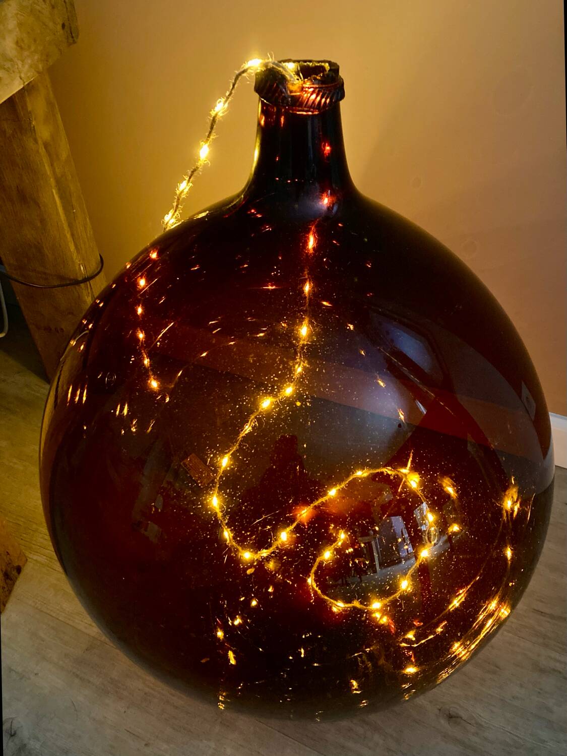 Amber antique demijohn 50L