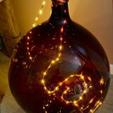Old amber demijohn 50L