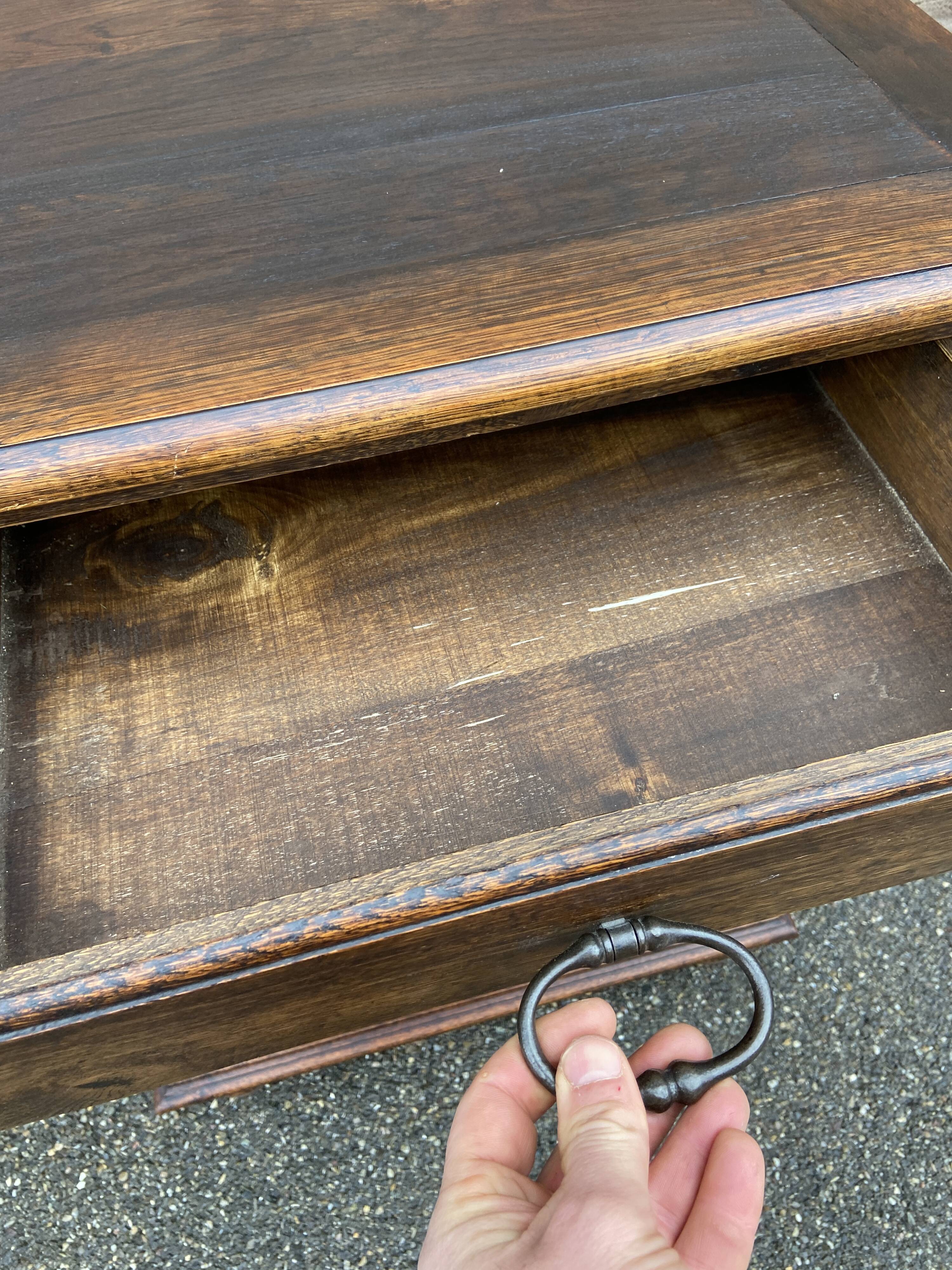 Oak furniture neo louis xiii 1950