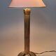 Lampe néoclassique en laiton doré 1940/1950