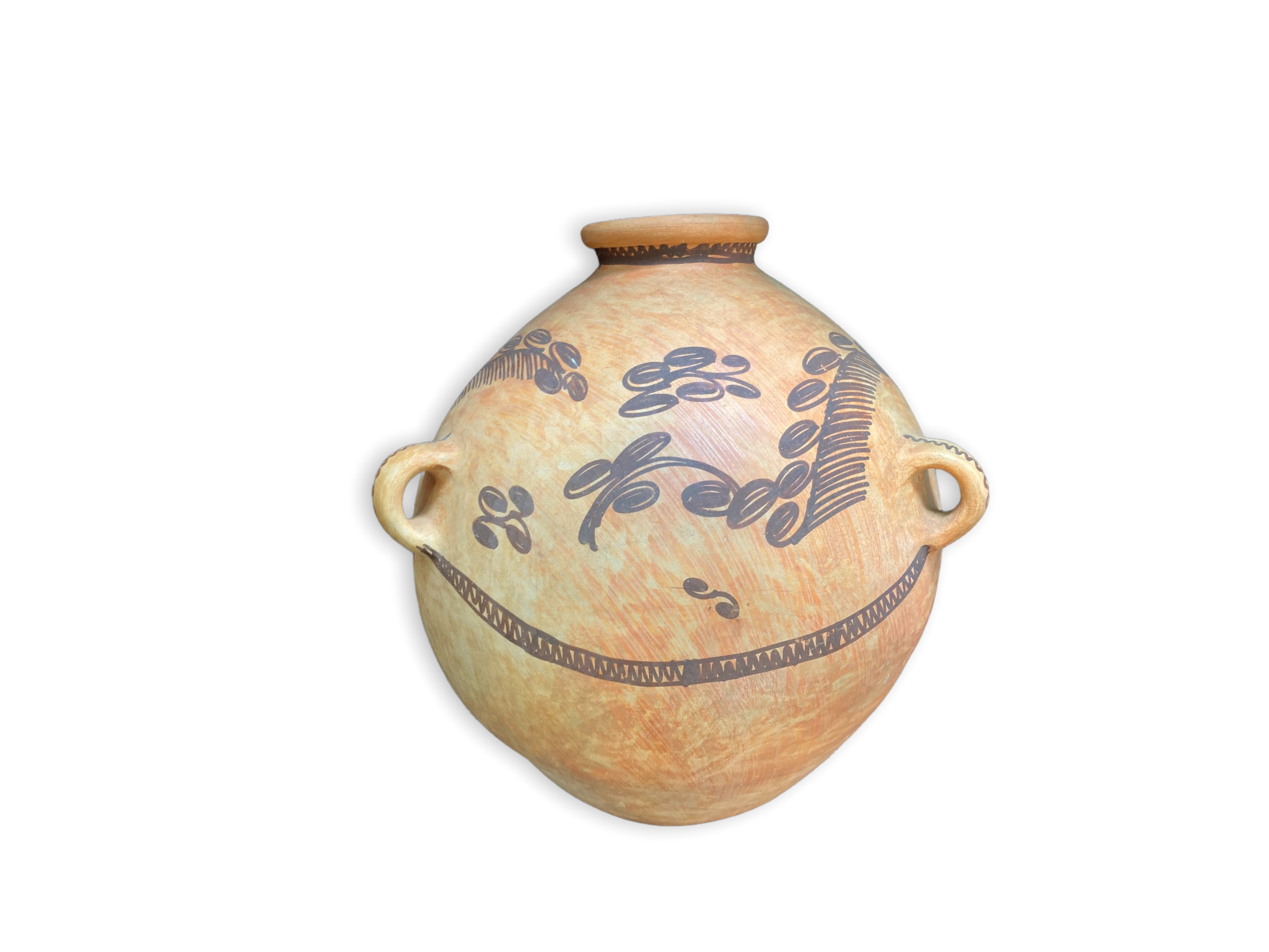 Terracotta anses jar